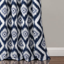 Load image into Gallery viewer, Diamond Ikat Light Filtering Window Curtain Set
