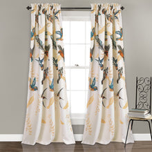 Load image into Gallery viewer, Bird Breeze Light Filtering Window Curtain Set
