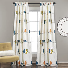 Load image into Gallery viewer, Rowley Birds Light Filtering Window Curtain Set
