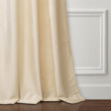 Cargar imagen en el visor de la galería, Prima Velvet Solid Back Tab Rod Pocket Light Filtering Window Curtain Panel Set
