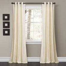 Carregar imagem no visualizador da galeria, Prima Velvet Solid Grommet Light Filtering Window Curtain Panel Set
