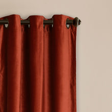 Load image into Gallery viewer, Prima Velvet Solid Grommet Light Filtering Window Curtain Panel Set
