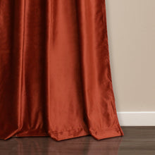 Load image into Gallery viewer, Prima Velvet Solid Grommet Light Filtering Window Curtain Panel Set
