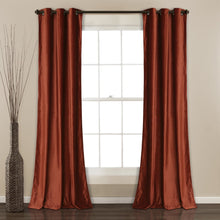 Carregar imagem no visualizador da galeria, Prima Velvet Solid Grommet Light Filtering Window Curtain Panel Set
