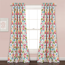 Load image into Gallery viewer, Mermaid Waves Room Darkening Window Curtain Panel Set
