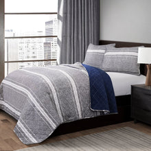 Load image into Gallery viewer, Marlton Stripe Quilt 3 Piece Set
