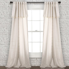 Load image into Gallery viewer, Ivy Tassel Window Curtain Panel Set
