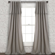 Load image into Gallery viewer, Ivy Tassel Window Curtain Panel Set
