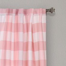 Carregar imagem no visualizador da galeria, Kelly Checker Light Filtering Window Curtain Panel Set
