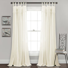 Load image into Gallery viewer, Lydia Ruffle Window Curtain Panel Set
