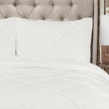 Load image into Gallery viewer, Diamond Pom Pom 3 Piece Comforter Set
