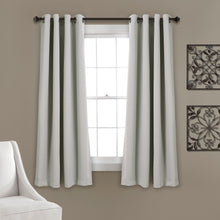 Load image into Gallery viewer, Insulated Grommet Blackout Window Curtain Panel Set
