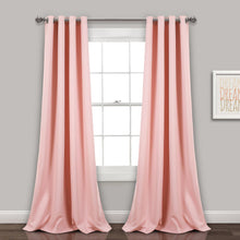 Cargar imagen en el visor de la galería, Insulated Grommet Blackout Window Curtain Panel Set
