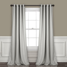 Load image into Gallery viewer, Insulated Grommet Blackout Window Curtain Panel Set
