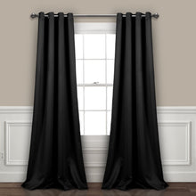 Cargar imagen en el visor de la galería, Insulated Grommet Blackout Window Curtain Panel Set
