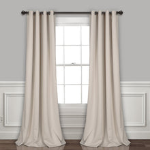 Load image into Gallery viewer, Insulated Grommet Blackout Window Curtain Panel Set
