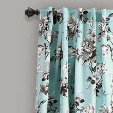 Load image into Gallery viewer, Tania Floral Light Filtering Window Curtain Panel Set
