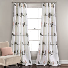 Load image into Gallery viewer, Rowley Birds Light Filtering Window Curtain Set
