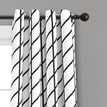 Cargar imagen en el visor de la galería, Feather Arrow Geo Light Filtering Window Curtain Panel Set
