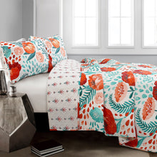 Load image into Gallery viewer, Poppy Garden Quilt 3 Piece Set
