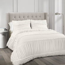 Load image into Gallery viewer, Nova Ruffle 3 Piece Comforter Set
