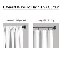 Carregar imagem no visualizador da galeria, Linear Tree Insulated Rod Pocket Blackout Curtain Panel Set
