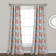 Carregar imagem no visualizador da galeria, Blooming Flower Light Filtering Window Curtain Panel Set
