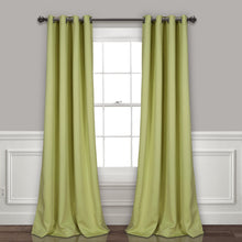 Load image into Gallery viewer, Insulated Grommet Blackout Window Curtain Panel Set
