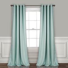 Cargar imagen en el visor de la galería, Insulated Grommet Blackout Window Curtain Panel Set
