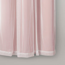 Load image into Gallery viewer, Grommet Sheer With Insulated Blackout Lining Curtain Panel Set
