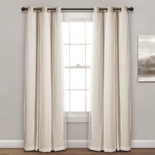 Cargar imagen en el visor de la galería, Grommet Sheer With Insulated Blackout Lining Curtain Panel Set
