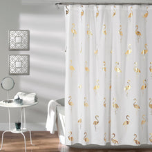 Load image into Gallery viewer, Flamingo Shower Curtain
