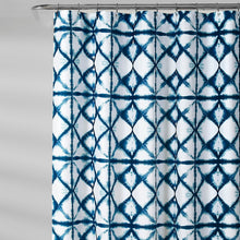 Load image into Gallery viewer, Geo Shibori Shower Curtain
