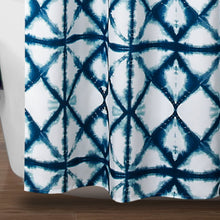 Load image into Gallery viewer, Geo Shibori Shower Curtain
