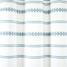 Load image into Gallery viewer, Breezy Chic Tassel Jacquard Recycled Cotton Shower Curtain
