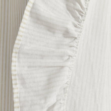 Cargar imagen en el visor de la galería, Farmhouse Stripe Reyna Ruffle Window Curtain Panel Set
