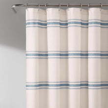 Cargar imagen en el visor de la galería, Farmhouse Stripe 100% Cotton Shower Curtain
