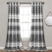 Carregar imagem no visualizador da galeria, Hygge Geo Light Filtering Window Curtain Panel Set
