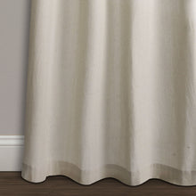 Load image into Gallery viewer, Milo Linen Window Curtain Panel Set
