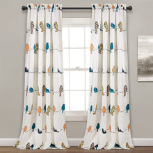 Load image into Gallery viewer, Rowley Birds Light Filtering Window Curtain Set
