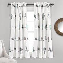 Load image into Gallery viewer, Rowley Birds Light Filtering Window Curtain Set
