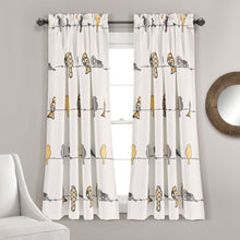 Load image into Gallery viewer, Rowley Birds Light Filtering Window Curtain Set
