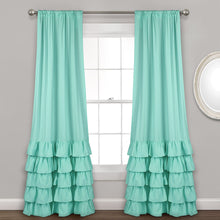 Load image into Gallery viewer, Allison Ruffle Window Curtain Panel Set
