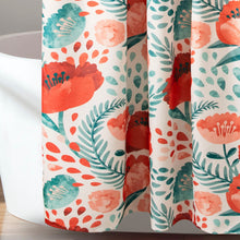 Load image into Gallery viewer, Poppy Garden Shower Curtain
