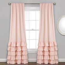 Load image into Gallery viewer, Allison Ruffle Window Curtain Panel Set
