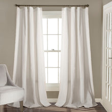 Load image into Gallery viewer, Rosalie Faux Linen Window Panel Set
