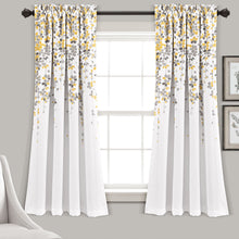 Load image into Gallery viewer, Weeping Flower Light Filtering Window Curtain Set
