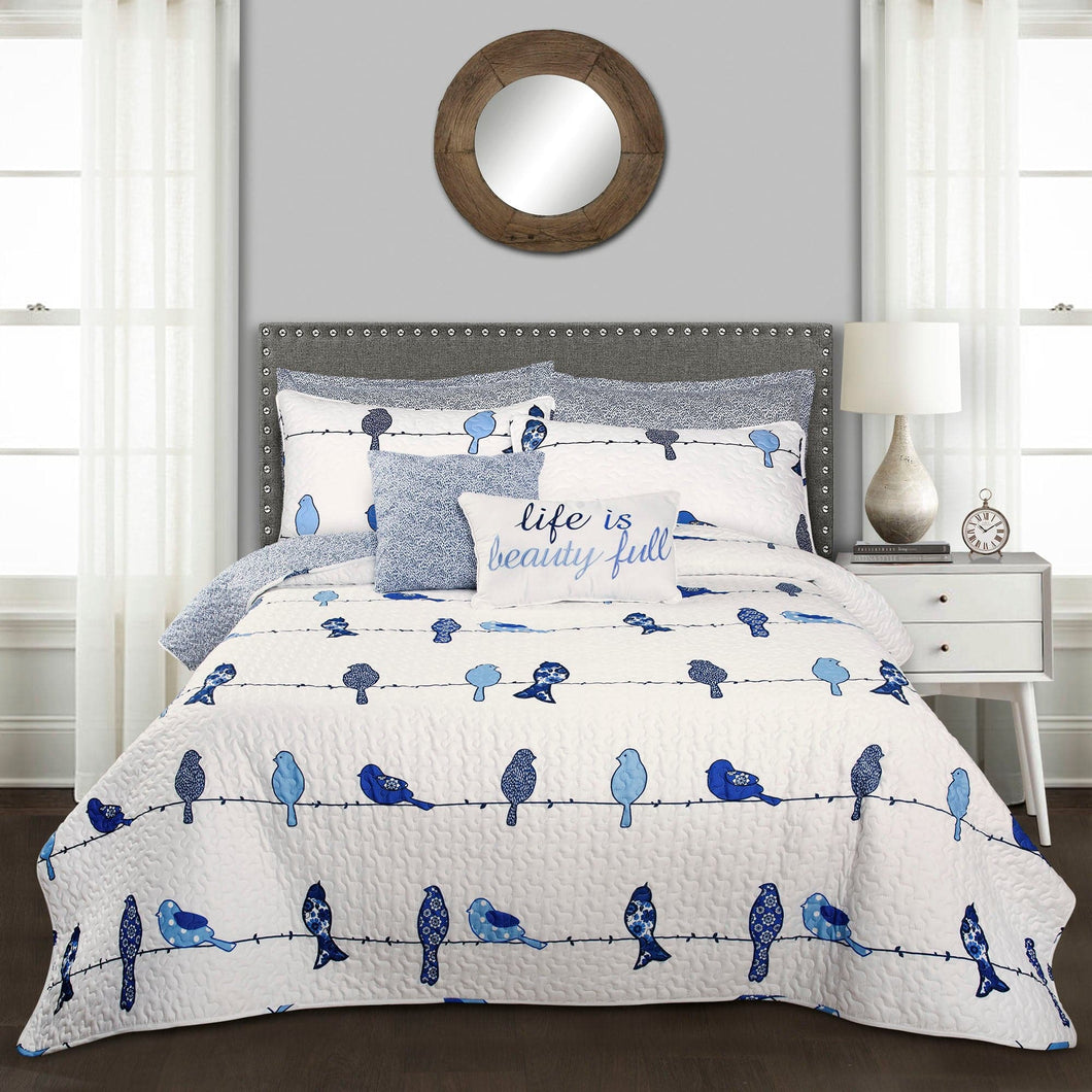 Rowley Birds Quilt 7 Piece Set