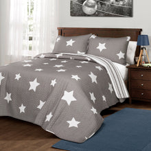 Load image into Gallery viewer, Star 2 Piece Quilt Set Twin Size
