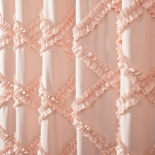 Cargar imagen en el visor de la galería, Ruffle Diamond Shower Curtain
